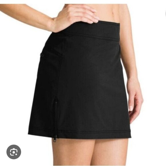 ATHLETA | Jenner skirt shorts skort black sz 0 - Picture 1 of 8